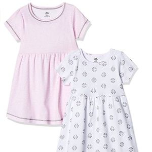 NEW Baby Girl Cotton Dress 9-12 Months  (2 Pack)